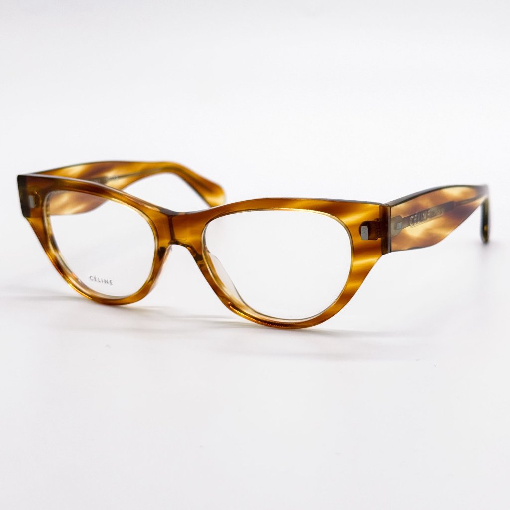 New Celine Eyeglasses Cl50012i 056 Havana Women Eyewear